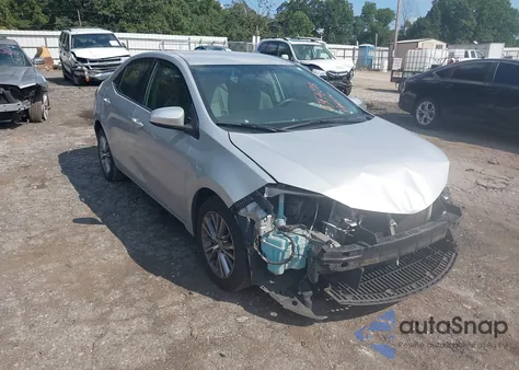 2015 Toyota Corolla Le Plus from USA, damaged, VIN 2T1BURHE8FC259545